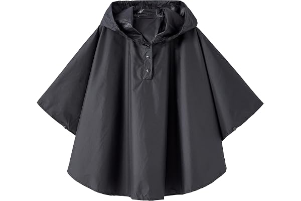 QIKADO Vattentät Ponchos Regnskurar Barn Unisex 1-12 år