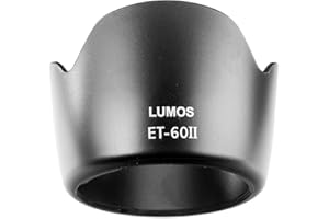 JIEYONGXIANG Lumos Gegenlichtblende ersetzt Canon ET-60 voll kompatibel zu Ihrem Objektiv EF-S 55-250 mm f 4-5.6 is II und EF 75-300 mm III Bajonett Streulichtblende Blendschutz Sonnenblende 58mm