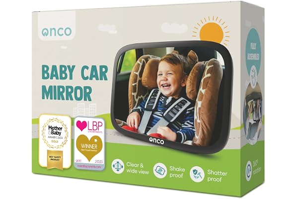 Onco Baby Car Mirror Shatterproof Award-Winning