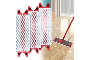 CHWNIBAY Lot de 3 Recharge Vileda Serpillere,Recharge Vileda Balai Serpillere,Replacement Microfibre Pad pour Vileda Ultramax 2 en 1 Spray,Tête de Remplacement de Vadrouille,pour Tous Types De Sols
