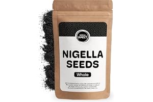 Spicy Welt Svartkummin Hel (500g) - Hela Nigellafrön för Turkiskt Bröd, Naan, Knäckebröd, Sallad & Grytor
