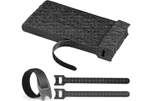 YEENANO Fascette Stringicavo in Nylon,60 PCS Raccogli Cavi Fascette Elettricista Cable Management Ferma Cavi Fermacavo Ufficio Accessori,Fascette Stringicavo per Organizzazione dei Cavi a Casa e in Ufficio