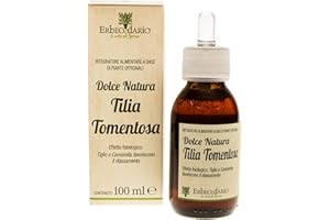 ERBECEDARIO Dolce Natura Tilia Tomentosa Sciroppo Bambini, Integratore Calmante Naturale per Bambini Riduce agitazione e stress favorendo Rilassamento e Sonno, Gocce Per Dormire 1 Flacone 100ml