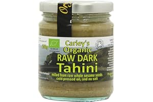 (Pack Of 6 - Organic Raw Fair Trade Dark Tahini - Vegan | CARLEY'S