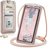 Casecond Donna Borsa a Tracolla per Mini Cellulare Piccola Borsa per Universale Telefono Portatile per iPhone 13 12 11 Pro Ma