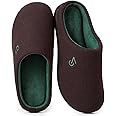 VeraCosy Men's Two-Tone Memory Foam Slippers