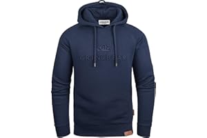 Grin&Bear Herren Hoodie Slim fit Kapuzenpullover Kapuzenjacke mit gestempeltem Design Logo GEC540