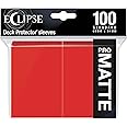Ultra Pro E-15616 Eclipse Standard Matte Sleeves 100 Pack-Apple Red
