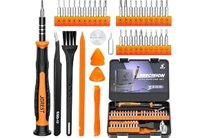 JOREST 40Pcs Precision Screwdriver Set, Mini Tool Kit with Security Torx T5 T6 T8 T9, Triwing Y00, Star P5, Repair for Laptop