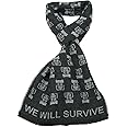 DOCTOR WHO Cybermen Scarf Official BBC Merchandise by LOVARZI - Dr Who Gifts presents for Men and Women