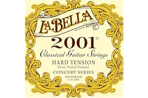 LA BELLA Labella L2001HT Concert Série Jeu de Cordes pour Guitare Hard Tension
