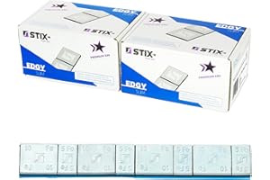 Stix Automotive Equipment Pesi Adesiva di bilanciamento - 5 + 10 g/60 g - Cerchioni in Alluminio - 200 Pezzi