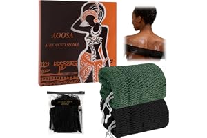 AOOSA 2 stycken afrikanska nätsvamp, afrikansk nätsvamp med knutar