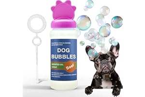 Petopedia Burbujas de mantequilla de maní y carne de vacuno para perros, juguetes interactivos para perros con aceite aromático, juguetes interactivos para perros aburridos, juguetes para cachorros y