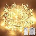 LED Lichterkette 10 Meter Mit Fernbedienung - Warmweiß Für Garten & Wohnung
