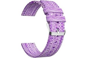 ULLCHRO Unisex nylonowa bransoletka z klamrą ze stali nierdzewnej