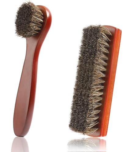 Brosse à Chaussures Double Face KASESSS - Nettoyage Cuir Et Textile