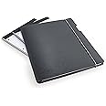 Rapesco 1636 Conference Portfolio Folder and 3 x Refill Pads with 160 Sheets, A4, Black