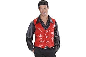 WIDMANN Mens "RED SEQUIN VEST" - (XL)
