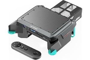 Ultenic Poolroboter Kabelloser Poolsauger, Solarbetriebener Poolskimmer, 6 L Kapazität, Kabelloser Poolsauger mit Selbsteinparkfunktion, Hybridenergieversorgung, Fernbedienung (Pooleco S1)