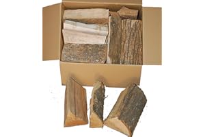 LANDREE ESCHE 18Kg Smokerholz Ofenholz, Brennholz, Feuerholz, Kaminholz, ofenfertig, 20-25cm Scheitlänge - direkt vom Familien-Holzhof aus SchleswigHolstein