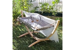FAFOUR Hammock pour bébé nouveau-né, essentiels pour bébés pour les nouveaux parents, cadeau de réchauffement de maison pour bébés (gris)