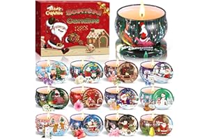 ZHHGOO Duftkerze Set,Christmas Scented Candle Set,Natürliches Sojawachs Kerzen Set,Aromatherapie Kerzen Weihnachtskerzen-Set Aroma Kerzen für Stressabbau,Weihnachten,Geburtstag (12 Stück)