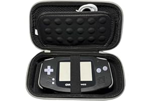 TRIPHKAR Hart Eva Tasche Organizer für Game Boy Color GBC GBA GBP , RG35XX Plus Console, Power Bank, Festplatte 2.5 Zoll, Kabel und Zubehör (Grau)