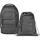 Satch Pack Collected Grey E Zero Special Edition School Backpack Set of 2