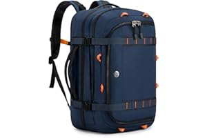‎TOLACCEA Tolaccea Handgepäck Rucksack, TSA-Freundlich Reiserucksack, Laptop Rucksack für 17.3 Zoll, Erweiterbar 40 L auf 45 L, Travel Backpack Damen & Herren für Flugreisen, Business, Weekender
