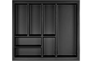 ORGA-BOX Portaposate Junker Slim 525 x 476 mm grigio lava con struttura perlata per 60 cm armadi portaposate da cucina SO SLIM