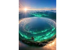 dogmoon Diamond Painting Set, 5D DIY Full Dril Crystal Malerei, 30 x 40cm Art Diamond Painting für Geschenke Wand Wohnkultur Geschenk