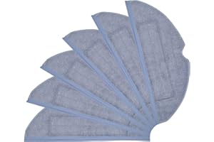 ‎LIEBCHEN liebchen 6 Stück Ersatz Wischtücher für Xiaomi Roborock S7 Wischtücher, Reinigungstücher aus Mikrofaser für S7 Plus, Wischmop Set, Ersatz Mikrofasertücher für Roborock T7 T7 Plus
