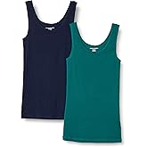Amazon Essentials Damen Tanktop schlanke Passform, 2er-Pack