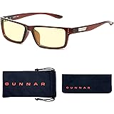 Gunnar Gaming- und Computerbrille - Riot, Espresso Rahmen, Amber Linsen - Blaulichtfilter Brille, Premium Blaufilter, UV-Schu