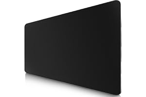 ‎SIDORENKO Sidorenko Gaming Mauspad XXL in schwarz - Großes Mousepad 900x400 mm - rutschfeste Schreibtischunterlage für Büro - Desk Mat mit Fransenfreie Ränder - Präzises und langlebiges groß Mouse Pad
