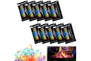 DMNQ Polvere Colorata per Feste da Lanciare 10 PCS Color Party Polvere Polvere Colorata Colori in Polvere per Feste Holi Polvere Colorata per Bracieri Perfetto per Halloween e Natale (10g)