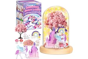 MKAKYES Licorne Fille, Veilleuse Licorne, Cadeau Enfant 3-12 Ans, Licorne Jouet, Atelier Creatif Enfant, Activité Manuelle, Cadeau Anniversaire Fille 3, 4, 5-12 Ans