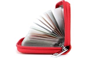 AIRZYX Porta Carte di Credito Pelle per Donna Uomo