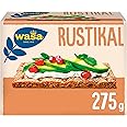 Wasa Knäckebrot Rustikal – Knuspriges, herzhaftes Knäckebrot – 12er Pack (12 x 275g)