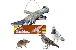 THE BIG CHEESE Dicoal Repelente de Pájaros - Se Activa con el Viento - Ideal para Alejar Aves de los Árboles Frutales - Seguro para la Fauna Silvestre y Las Mascotas - Fácil de Instalar - Control de Plagas de Aves