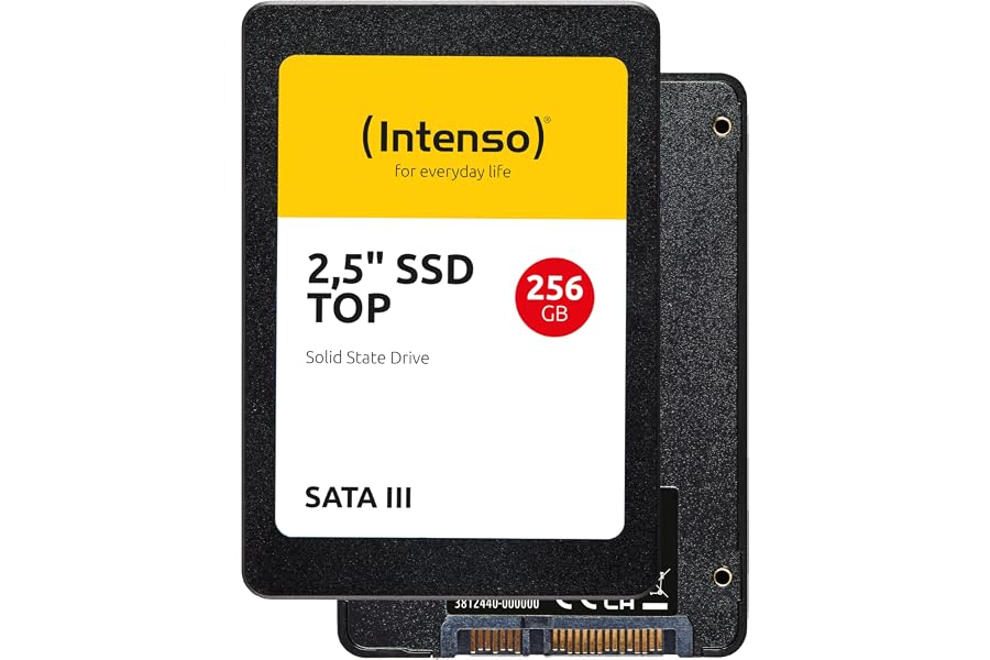 Intenso 2.5 Inch SSD SATA III Top Performance 256 GB, Unidad de estado sólido