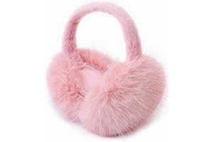 Unning Ohrenwärmer Damen Winter Verstellbar & Faltbare Ohrenschützer Weich Ohrenschutz Plüsch Ear Muffs for Women