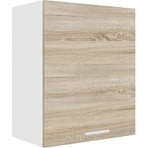 VCM Küchen-Hängeschrank Esilo, Breite 50 Cm, Weiß – Mit Drehtür Und Fachboden