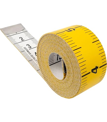 Metro A Nastro Per Sartoria 300cm | Flessibile E Giallo - Con Scale In CM E Pollici - Foto 4