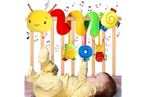 MOYKSRR Jouets Suspendus Spirale pour Bébés, Siège Voiture et Lit, Poussette Avec Jouet à Suspendre, Activité Précoce pour Filles et Garçons