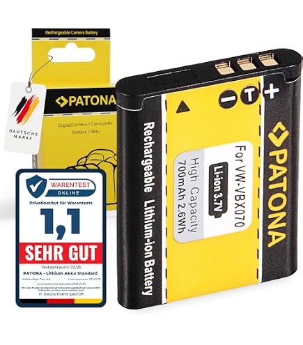 vhbw 1 x Battery Compatible with Sanyo Xacti VPC-C6, VPC-C40, VPC-J4 EX