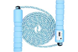 TAIMEIMAO Corde à Sauter Speed Rope,Corde à Sauter pour Enfant,Corde à sauter avec et poignées confortables,Corde à Sauter Enfant Réglable,Corde à Sauter,Corde Enfants Saut Vitesse avec Compteur