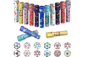 ZZXLOPEZ Paket med 14 Klassiska Kalejdoskop för Barn, Kalejdoskoppysselset, Födelsedagsfester för Barn, Retro Kalejdoskopsäckar för Barnfödelsedagsfester för Pojkar och Flickor, Jul