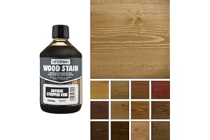 Littlefair's Teinte Bois 500ml - Teinture Bois Écologique À Base D'Eau et Sûre - Lasure Bois Intérieur à Séchage Rapide - Peinture Lasure pour Bois Nettoyage Facile - Couleur:Pin dépouillé antique